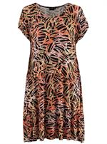 Gozzip - Marica Kjole, Multi Koral Print